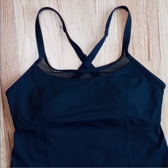 Prana nile black mesh adjustable tank top Black size Medium - Picture 5 of 5